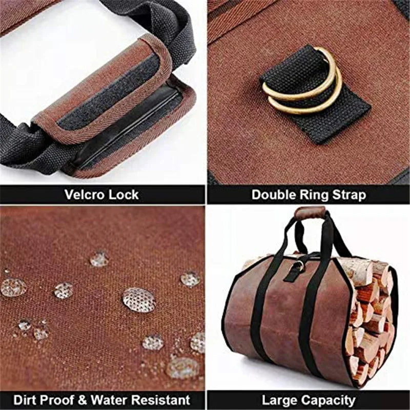 Portable Firewood Storage Bag