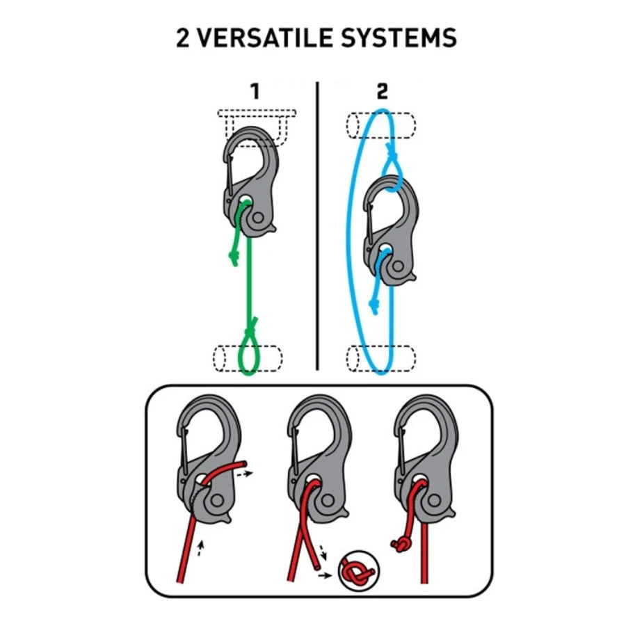 Rope Tightener Cast Aluminum Hook