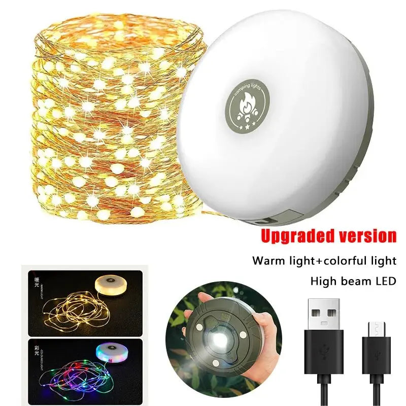 4-in-1 LED Reel String Lights Outdoor