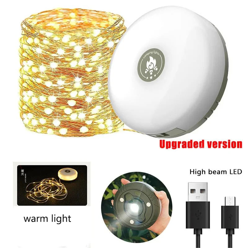 4-in-1 LED Reel String Lights Outdoor